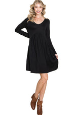 Shirred Waistline Dress