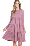 Tiered Midi Dress