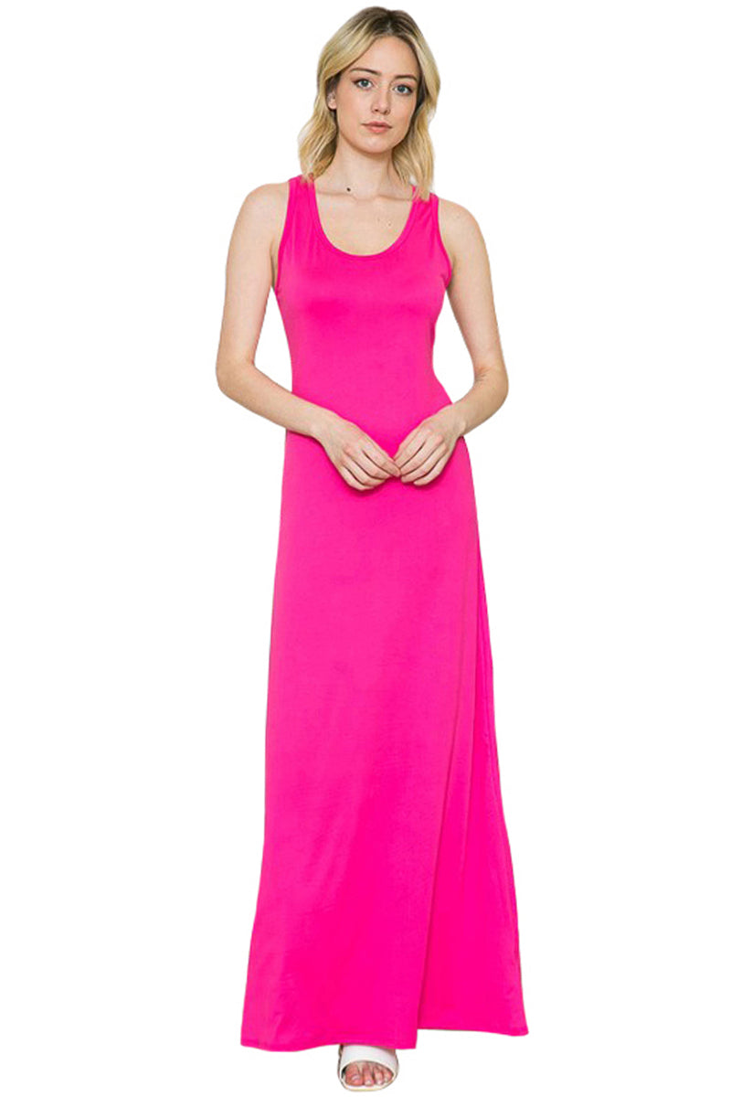 Solid Tank Maxi Dress