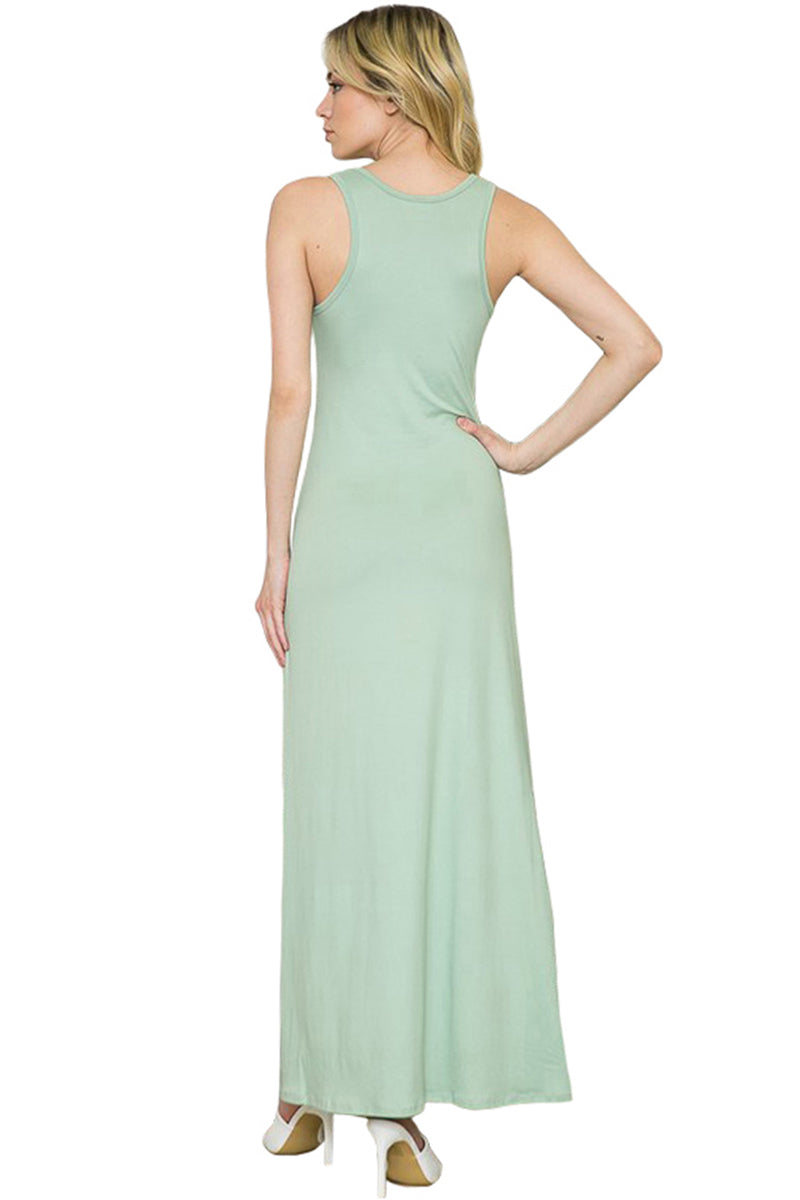 Solid Tank Maxi Dress