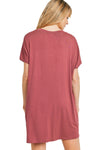 Front Pleat Detail Dress
