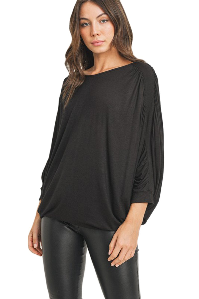 Dolman Sleeve Jersey Top