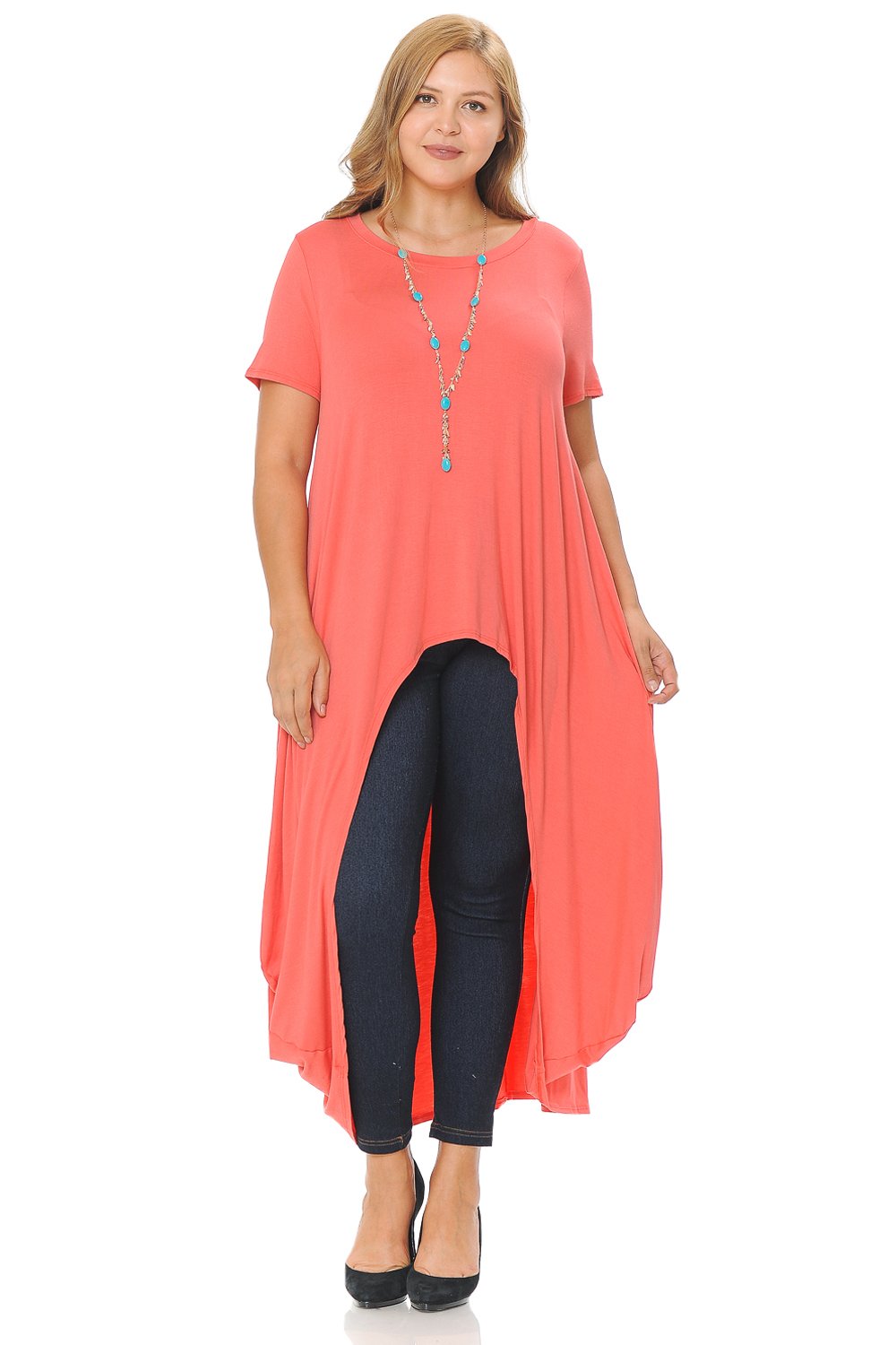high low maxi top