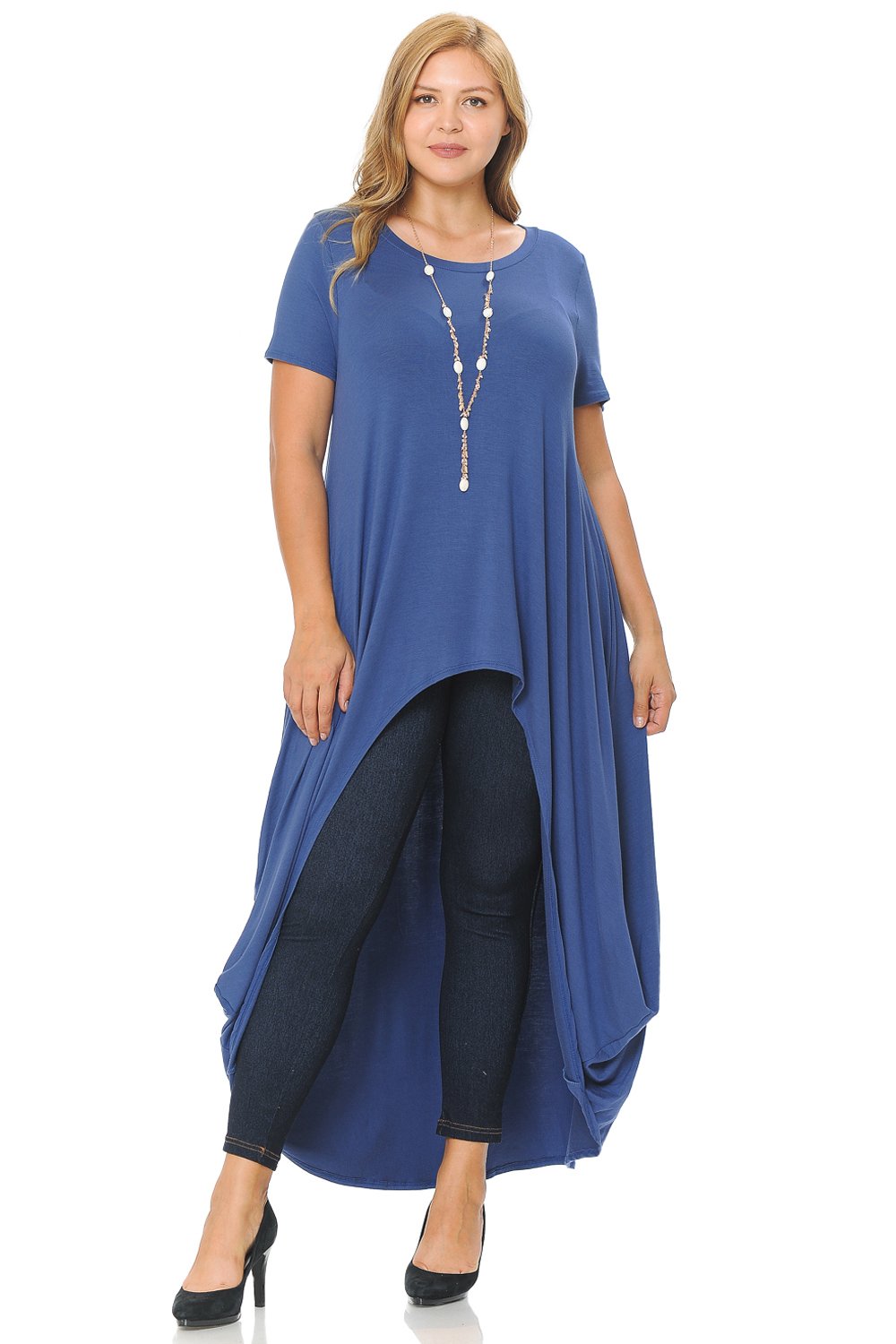 High-Low Maxi Top Plus Size