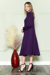Bishop Sleeve Midi Dress