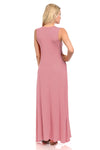 Sleeveless Maxi Dress with Pockets
