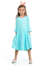 Bell Sleeve Trapeze Dress