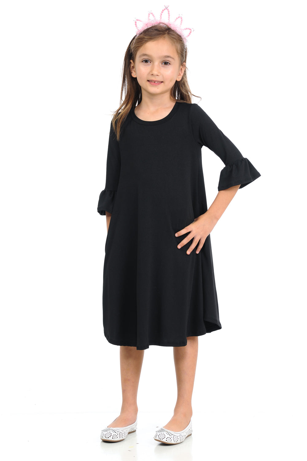 Bell Sleeve Trapeze Dress