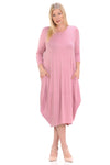 Cocoon Midi Dress Plus Size