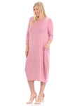 Cocoon Midi Dress Plus Size