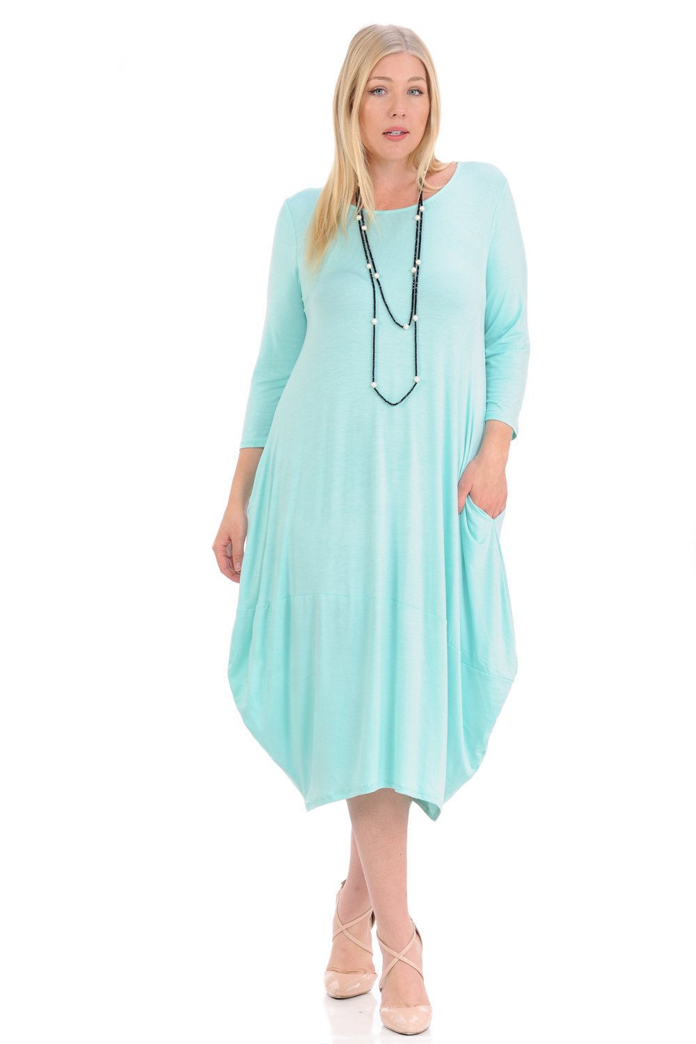 Cocoon Midi Dress Plus Size