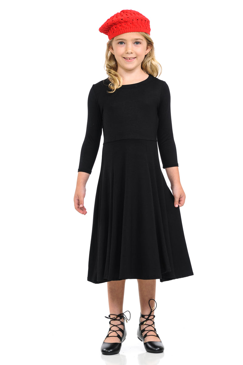 Princess Seam A-Line Dress