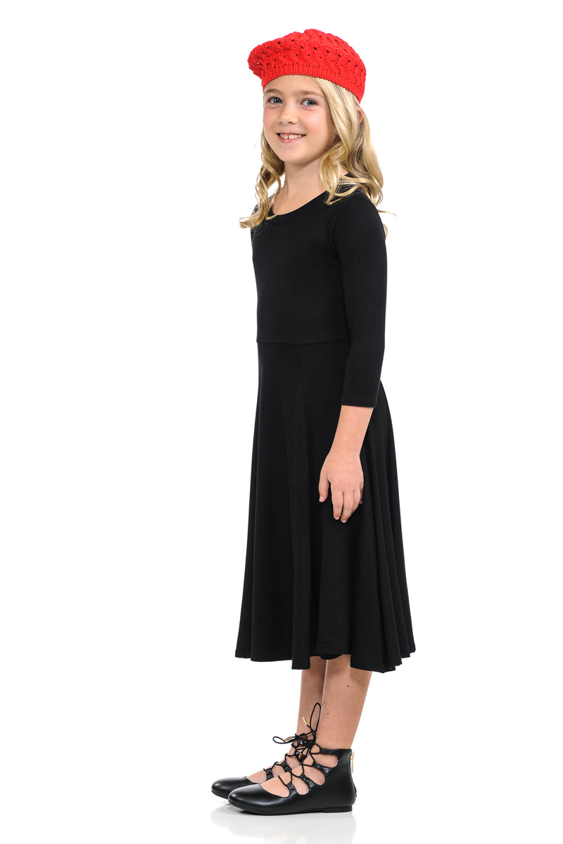 Princess Seam A-Line Dress