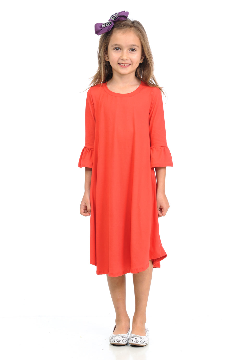 Bell Sleeve Trapeze Dress