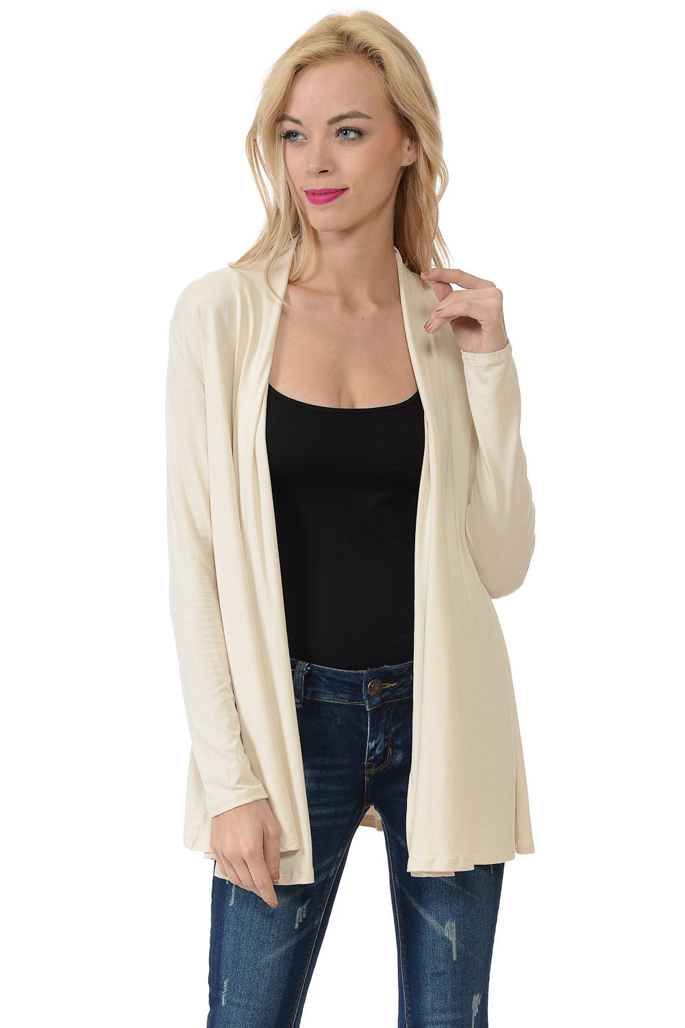 Long Sleeve Jersey Cardigan