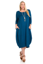 Cocoon Midi Dress Plus Size