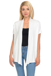 Short Sleeve Open Front Vest