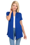 Short Sleeve Open Front Vest
