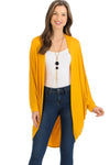 Jersey Batwing Sleeve Cardigan