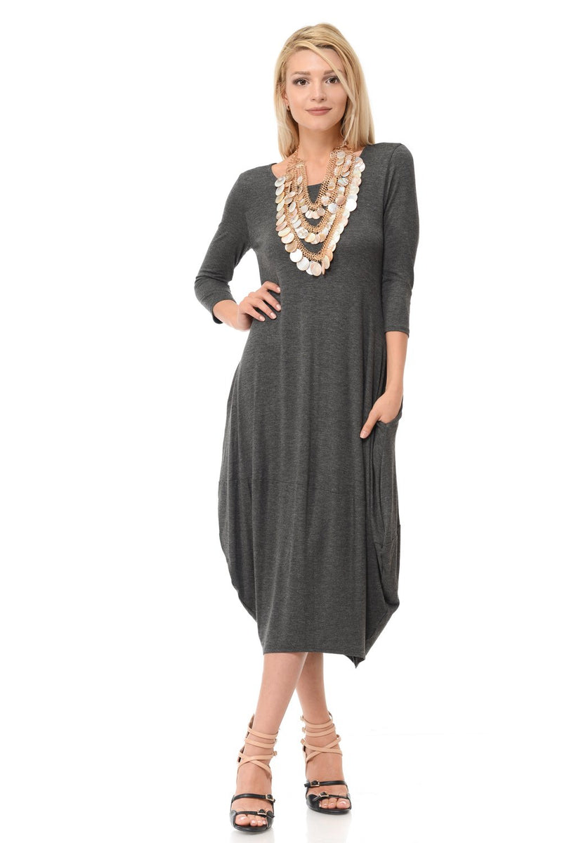 Cocoon Midi Dress