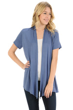 Short Sleeve Open Front Vest