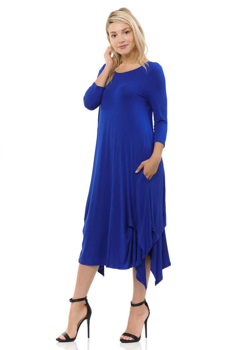 Handkerchief Dress with Pockets