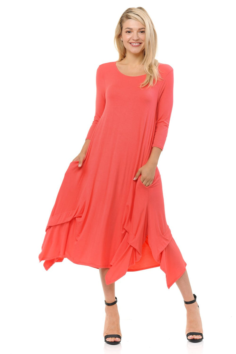 Handkerchief Dress with Pockets