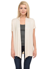 Short Sleeve Open Front Vest