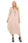Cocoon Midi Dress Plus Size