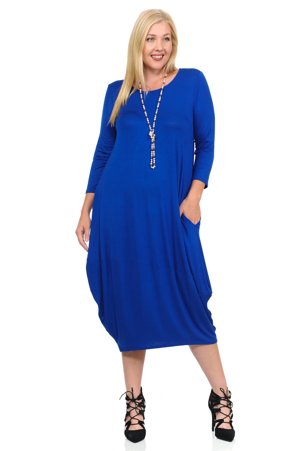 Cocoon Midi Dress Plus Size