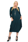 Cocoon Midi Dress Plus Size