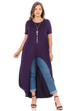 High-Low Maxi Top Plus Size