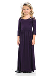 Fit and Flare Maxi Solid Dress