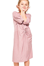 Twist Knotted Knit Dress