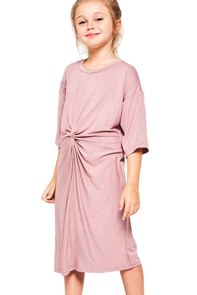 Twist Knotted Knit Dress