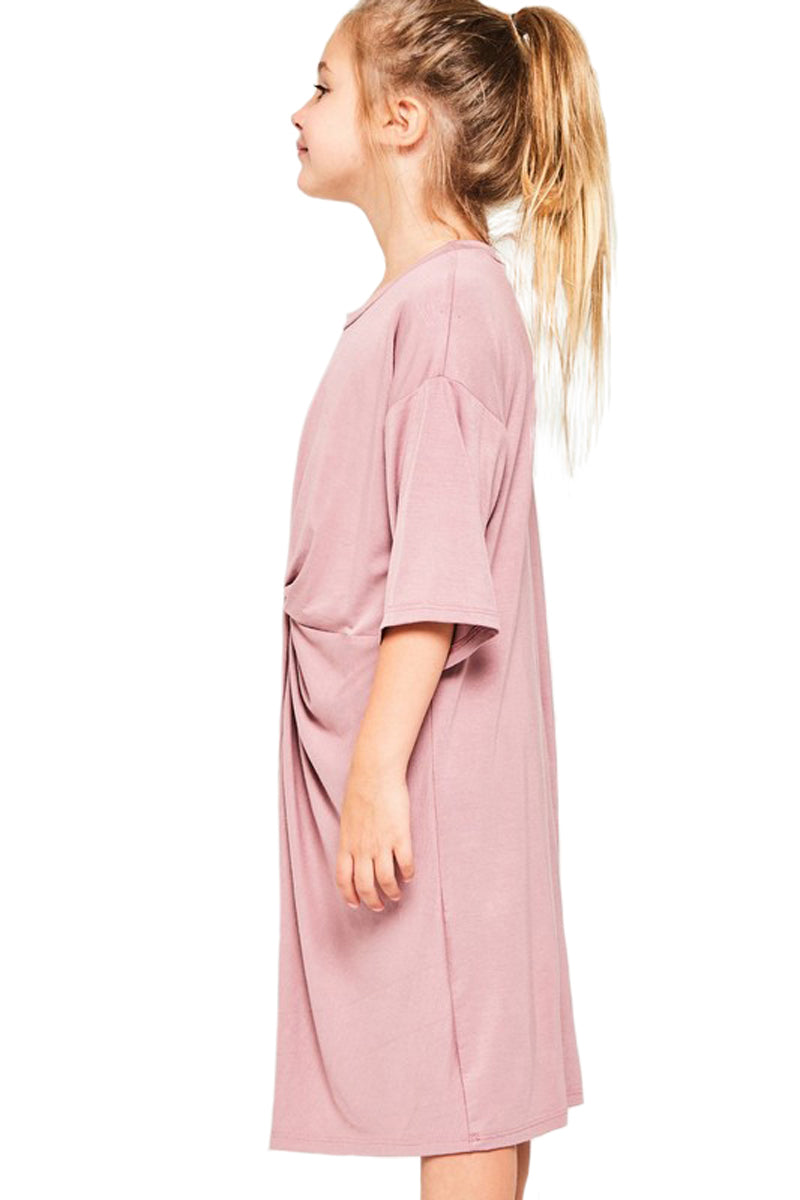 Twist Knotted Knit Dress