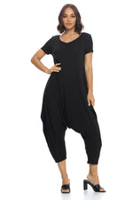Solid Harem Jumpsuit
