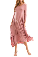 Handkerchief Dress with Pockets