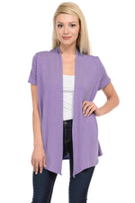 Short Sleeve Open Front Vest