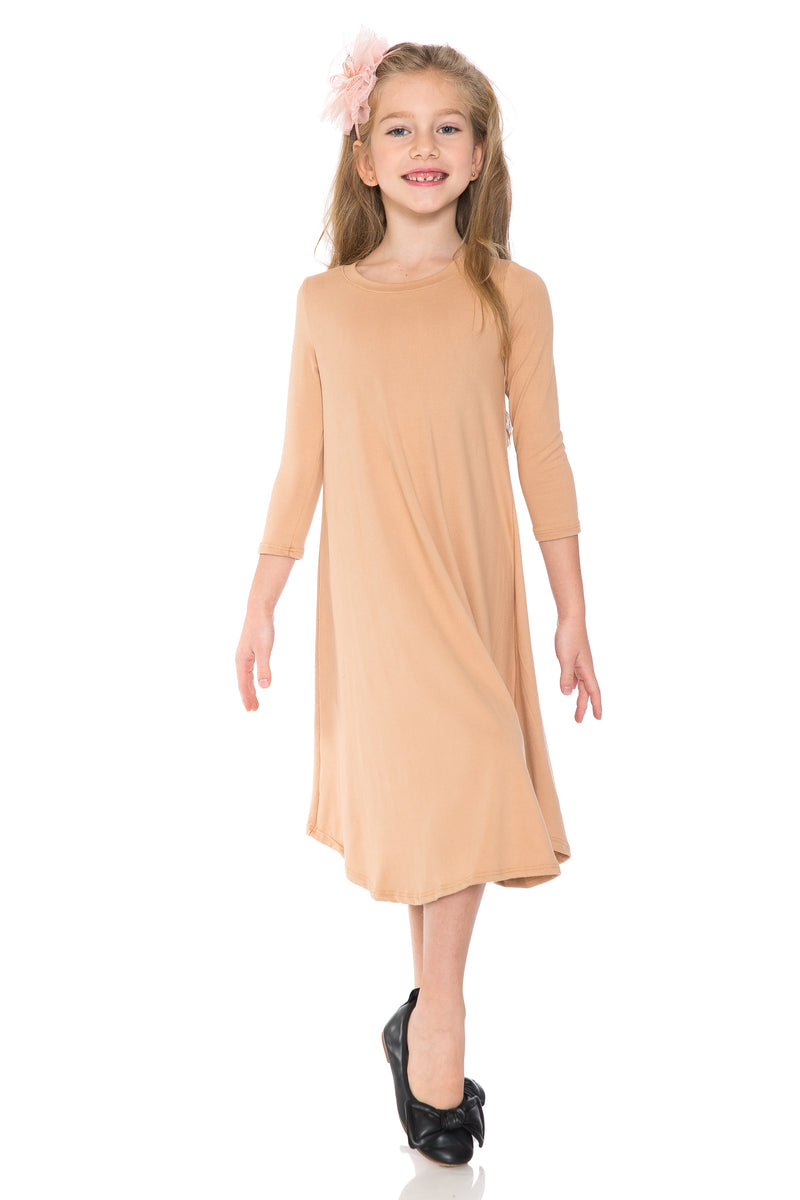 Trapeze Midi Dress
