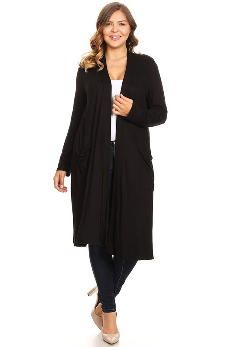 Duster Cardigan Plus Size