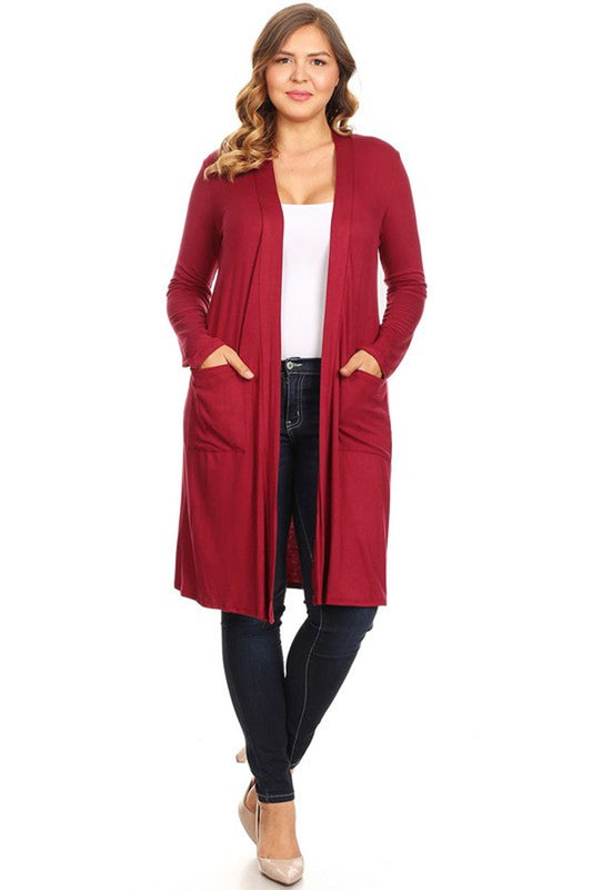 Duster Cardigan Plus Size