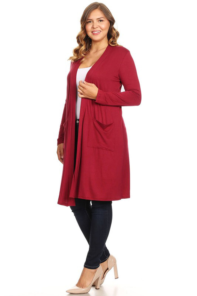 Duster Cardigan Plus Size