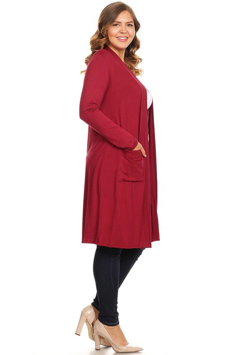Duster Cardigan Plus Size