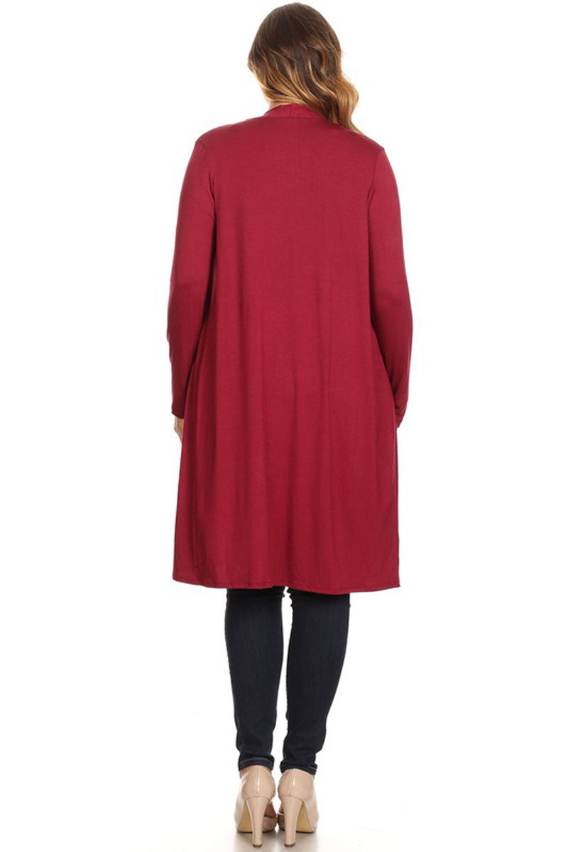 Duster Cardigan Plus Size