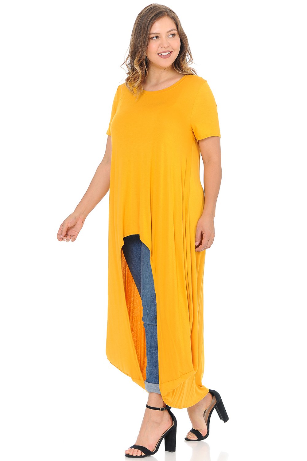 High-Low Maxi Top Plus Size