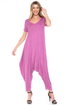 Solid Harem Jumpsuit