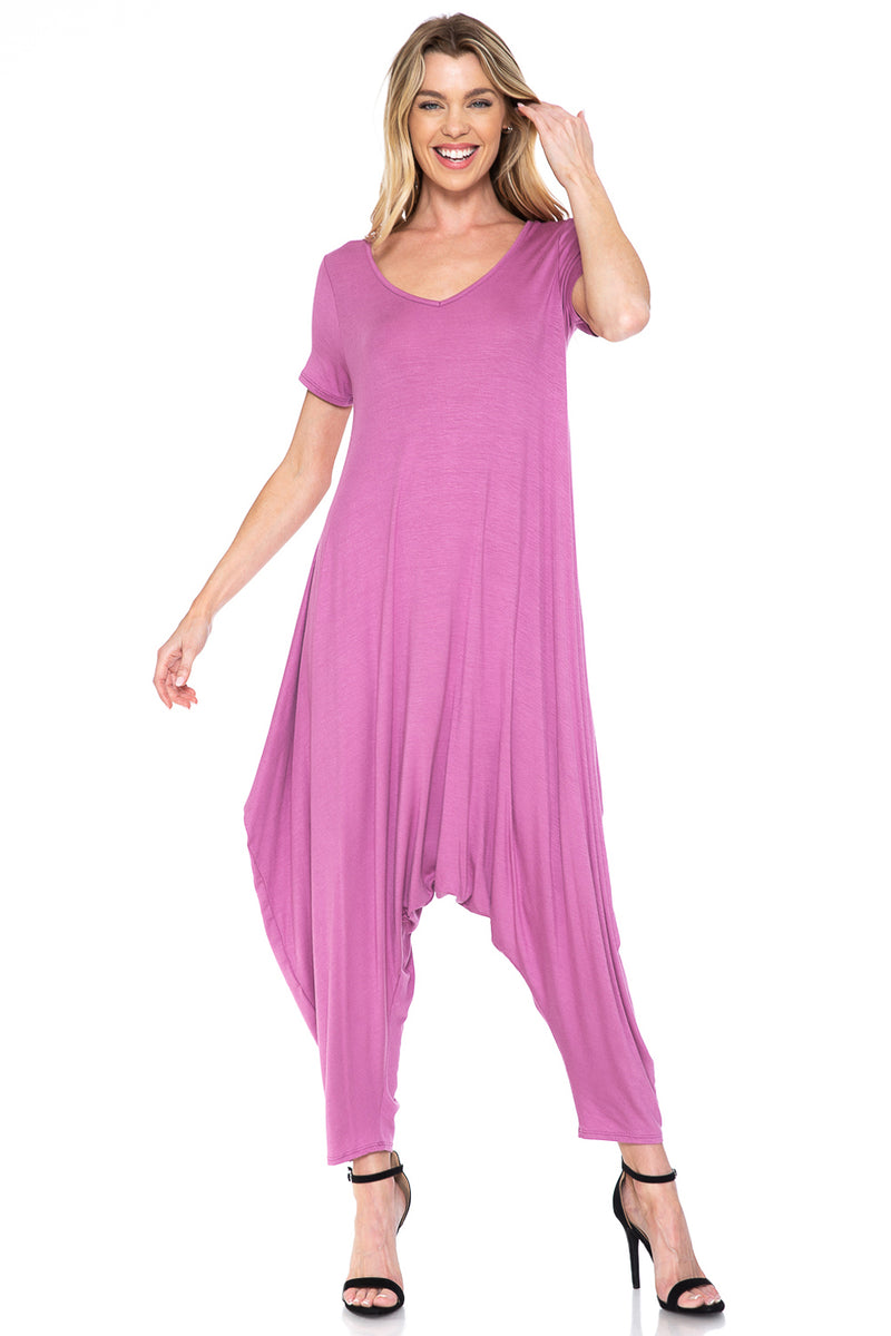 Solid Harem Jumpsuit