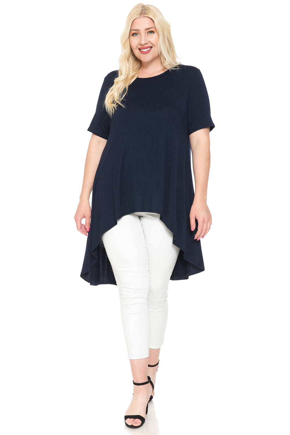 High low tunic sales tops plus size