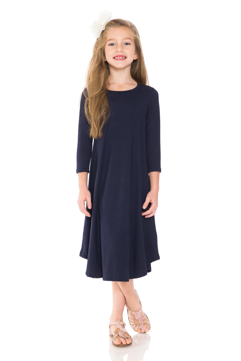 Trapeze Midi Dress